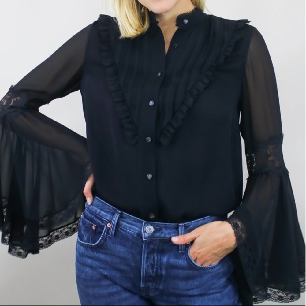 Divine Heritage Bell Sleeve Top